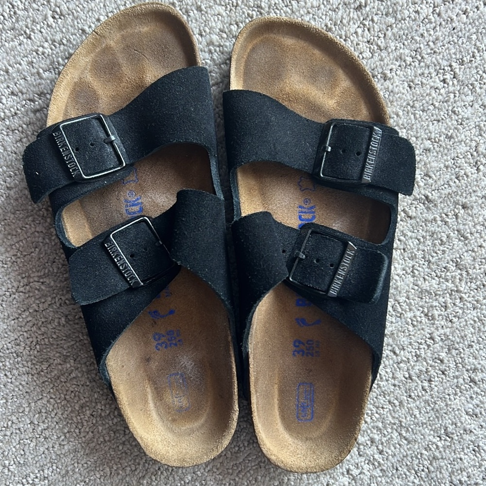 Birkenstock womens Arizona slides 39 narrow